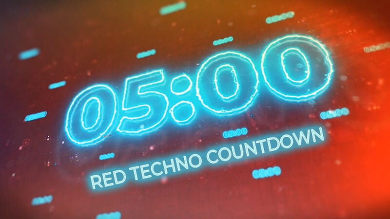 Red Techno Countdown